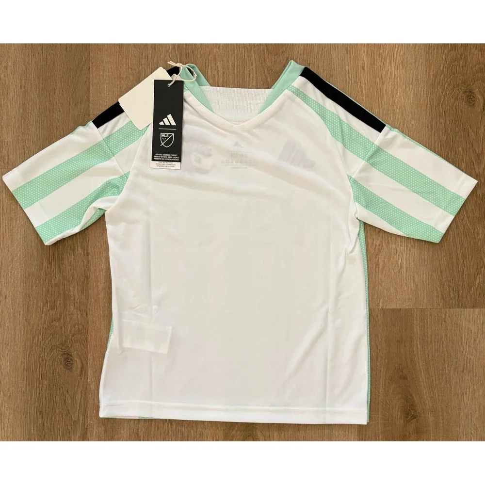 NWT Youth Adidas Austin FC 26/27 Away Jersey - XS (7-8Y) - Mint Green/White